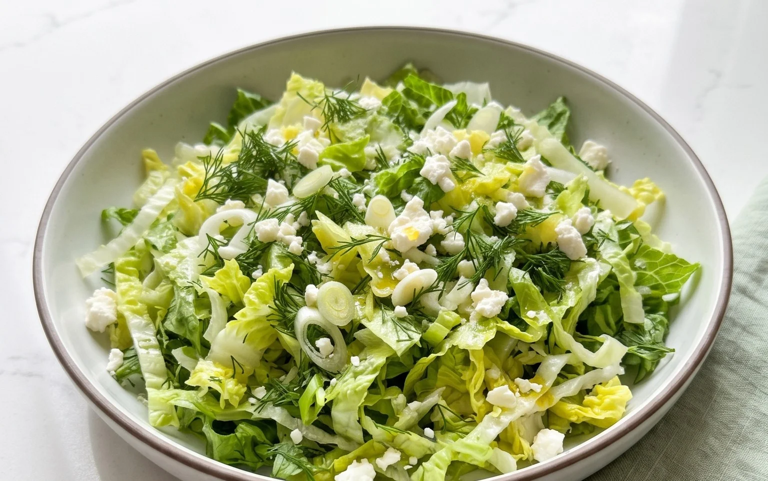 Maroulosalata (Greek Lettuce Salad)