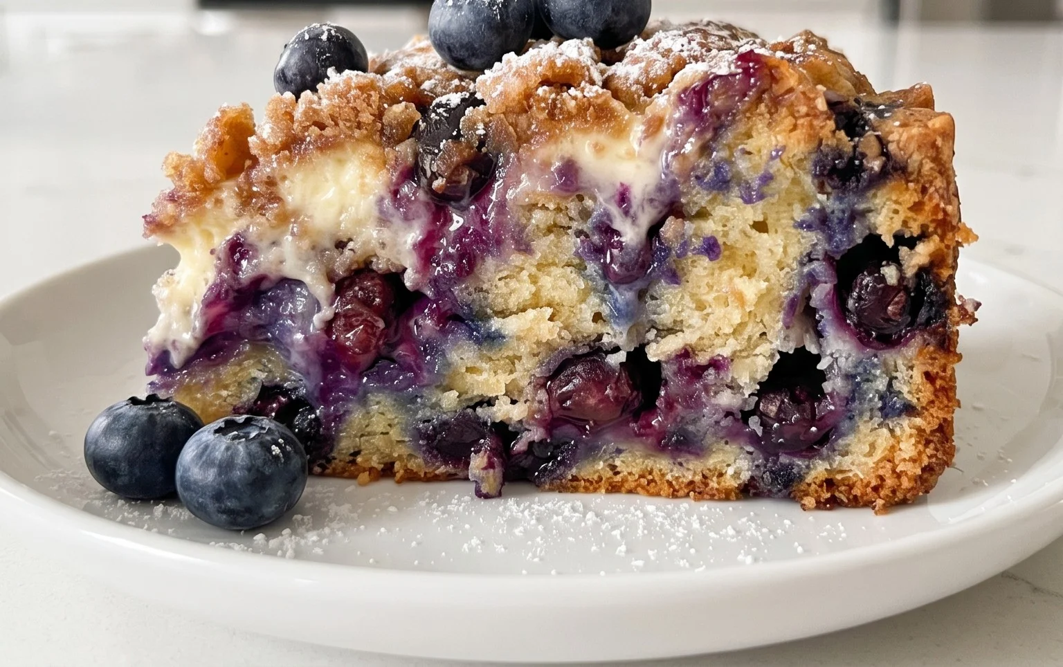 Nova Scotia Blueberry Cream Cake