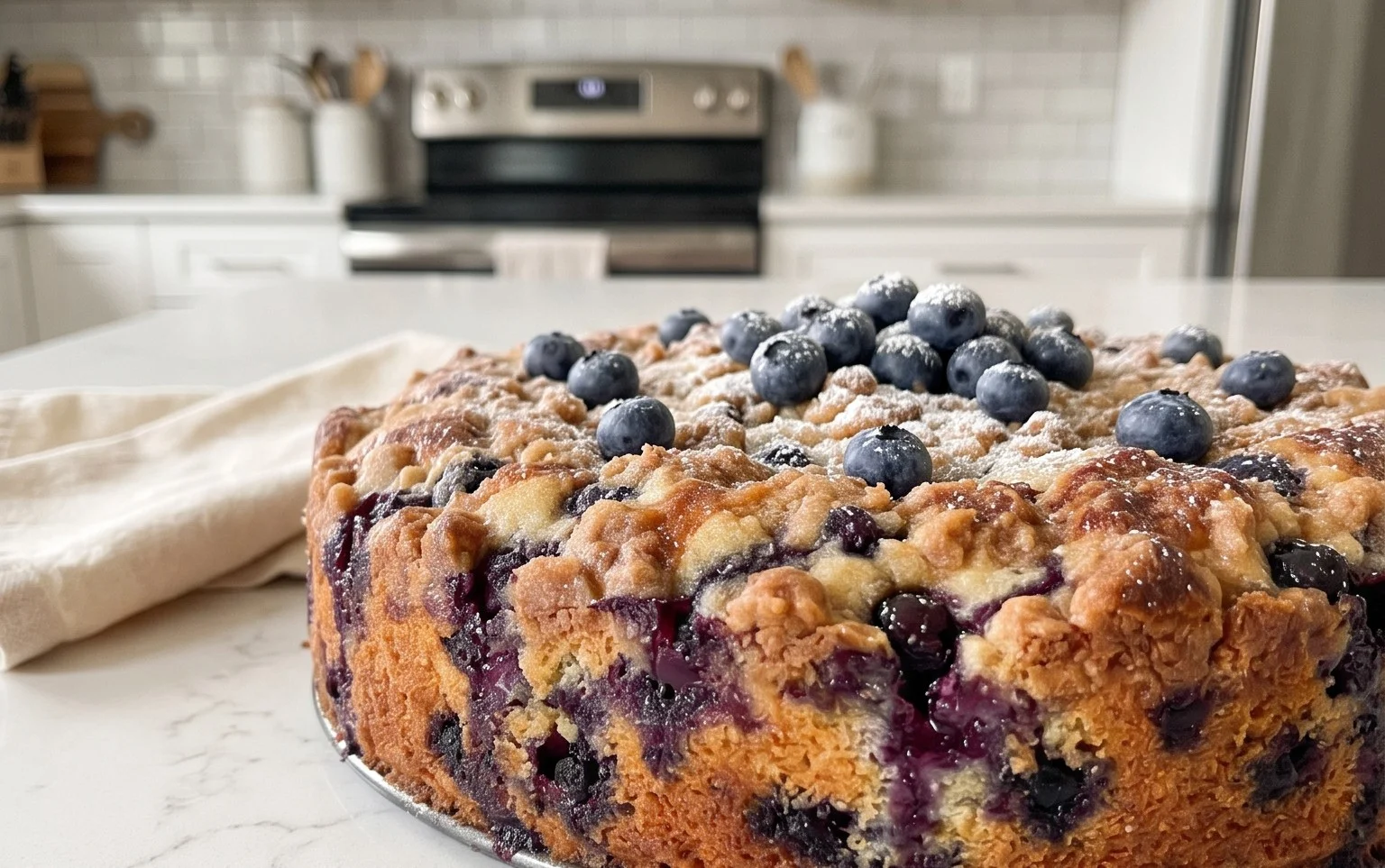 Nova Scotia Blueberry Cream Cake