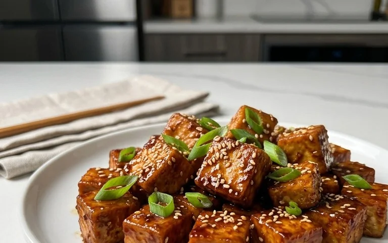 Honey Garlic Tofu