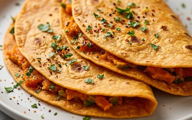 Sweet Potato Tortillas (Gluten-Free Vegan Wraps)