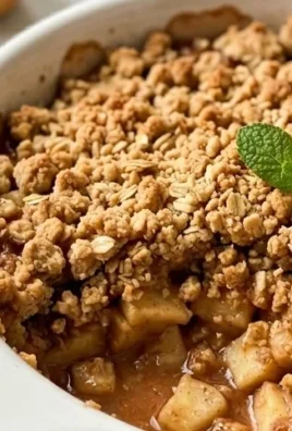 Healthy Breakfast Apple Crum extractble