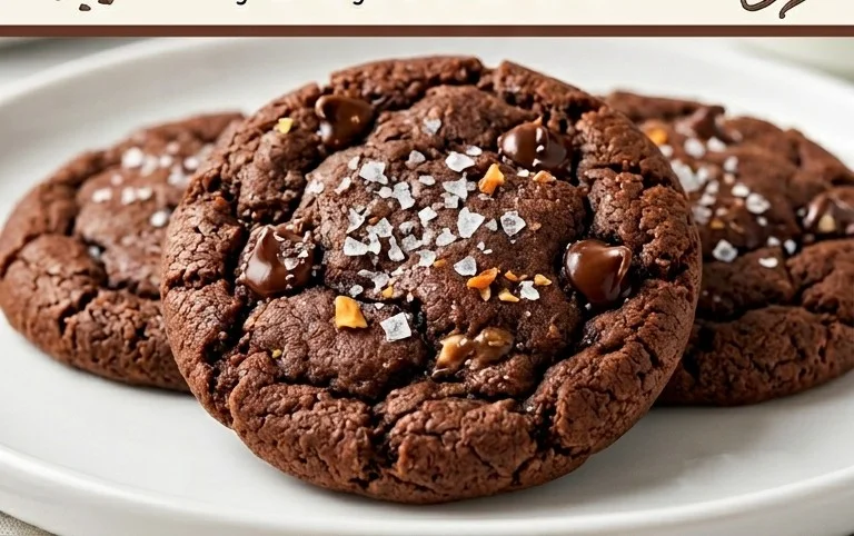 Salted Brownie Cookies