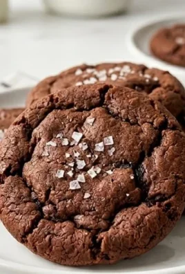 Salted Brownie Cookies