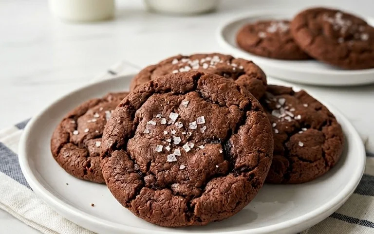 Salted Brownie Cookies