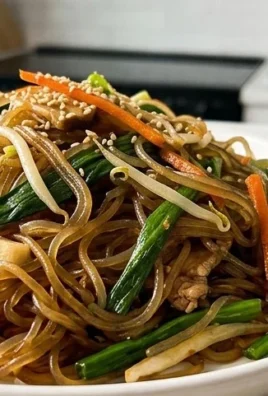 Japchae (Korean Glass Noodle Stir Fry)