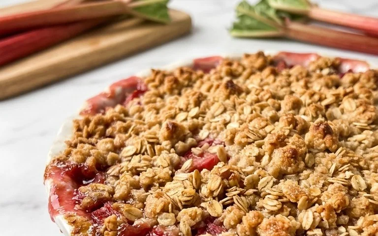 Easy Rhubarb Crisp