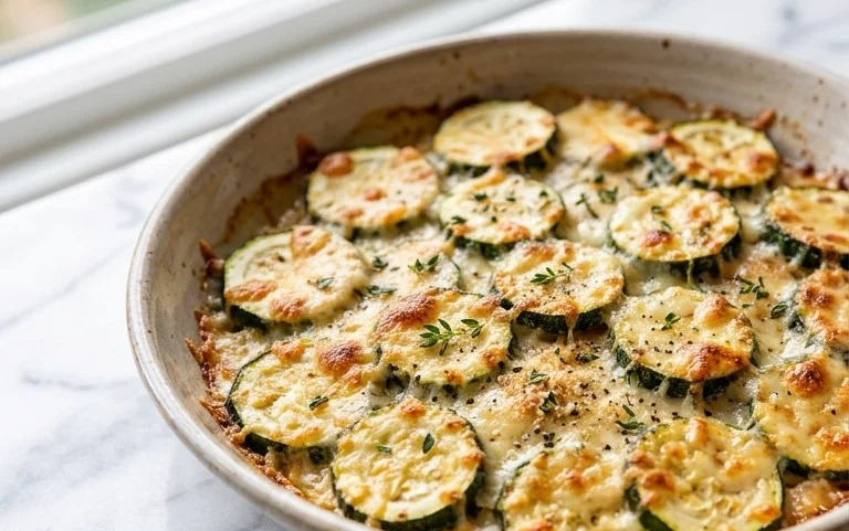 Baked Zucchini and Cheese