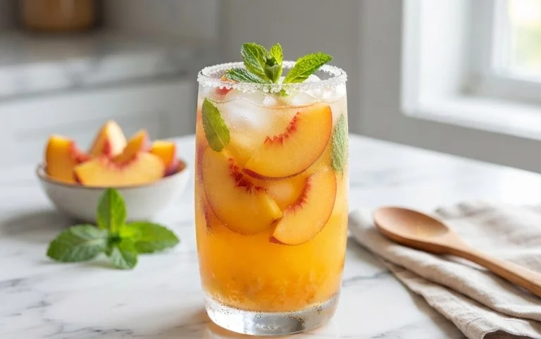 Refreshing Peach Lemonade