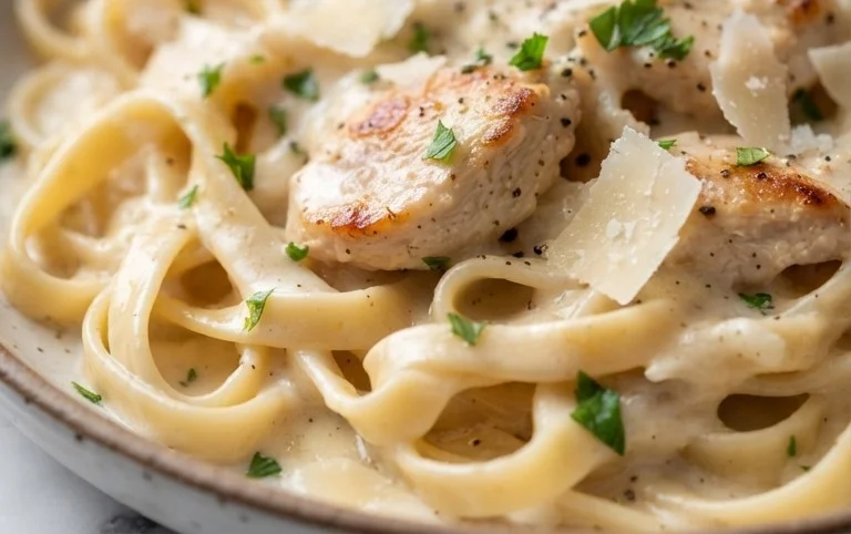 Low Calorie Chicken Alfredo