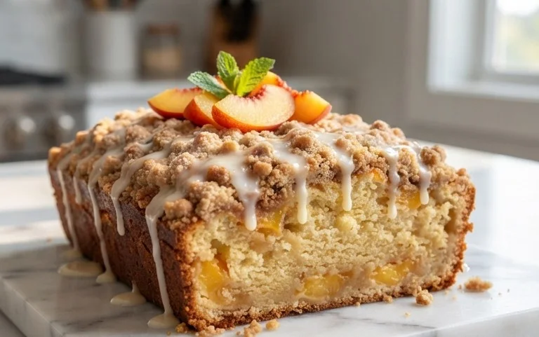 Peach Cobbler Pound Cake