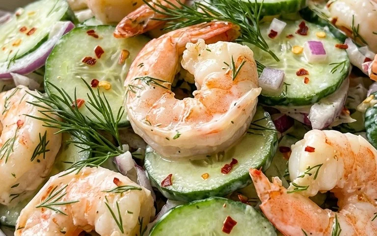 Cucumber Shrimp Salad