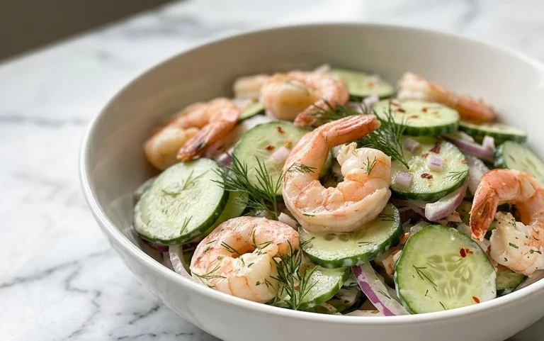 Cucumber Shrimp Salad