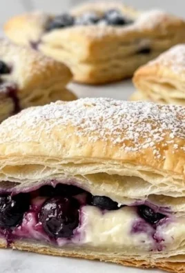 Blueberry Cream Cheese Puff Pastry