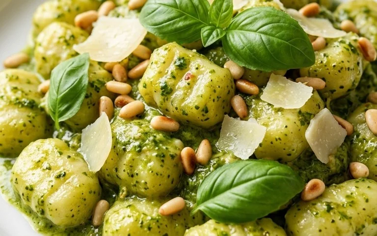 Creamy Pesto Gnocchi