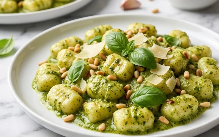 Creamy Pesto Gnocchi