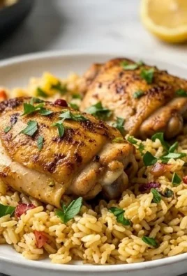 Greek Chicken and Lemon Rice (30 Minutes, One-Pot)