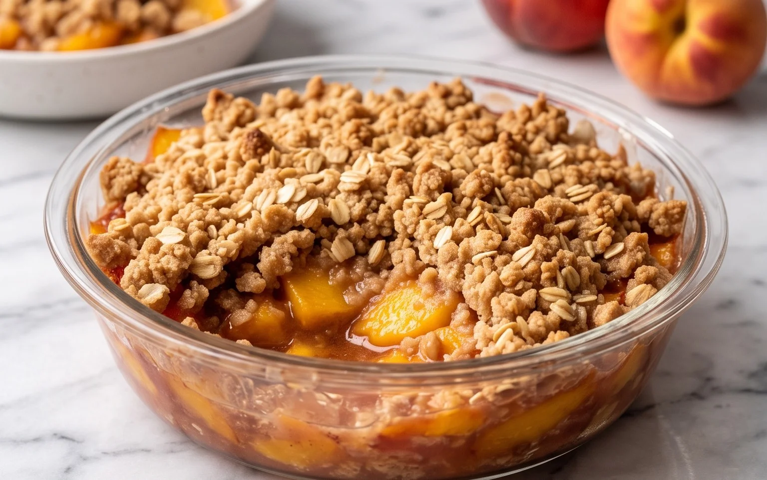 Fresh Peach Crisp Recipe