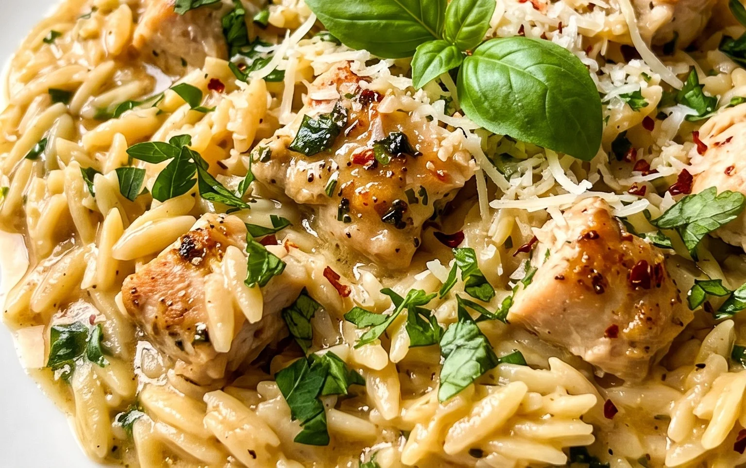 Chicken Orzo (30-Minutes, One-Pan)