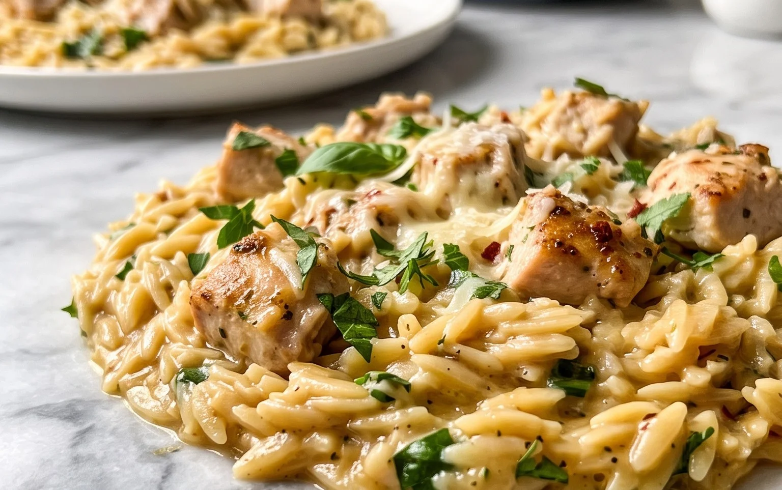 Chicken Orzo (30-Minutes, One-Pan)
