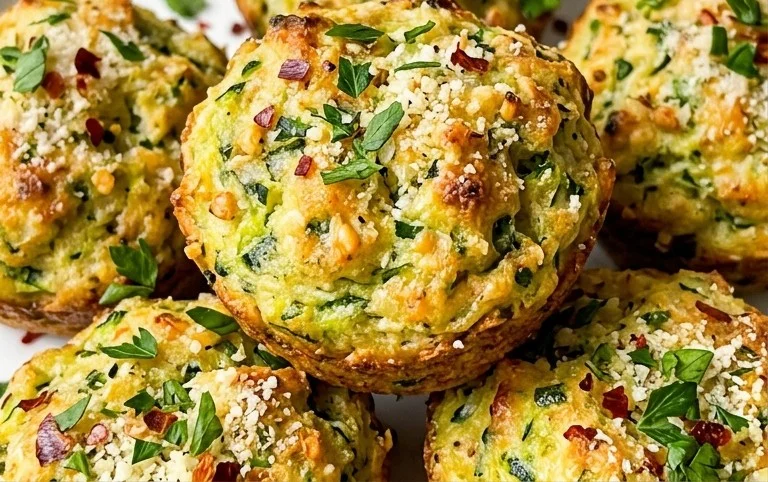 Zucchini Garlic Bites