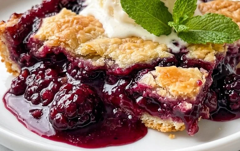 The Pioneer Women's Blackberry Cobbler