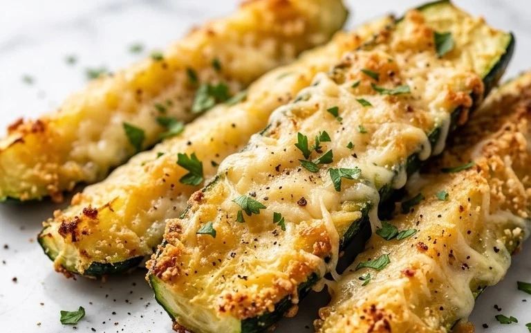 Baked Parmesan Zucchini