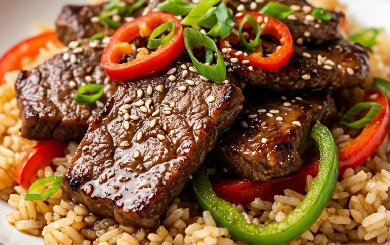 Beef Pepper Rice Bowl is a delicious meal option.