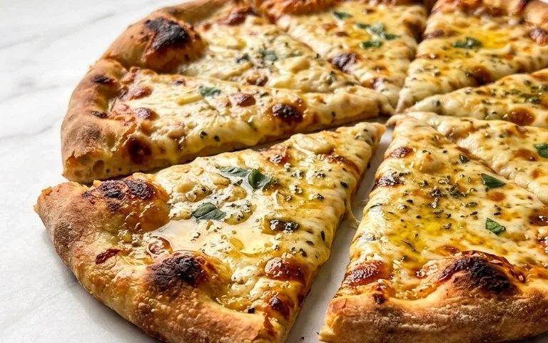 Buttery Garlic Pizza