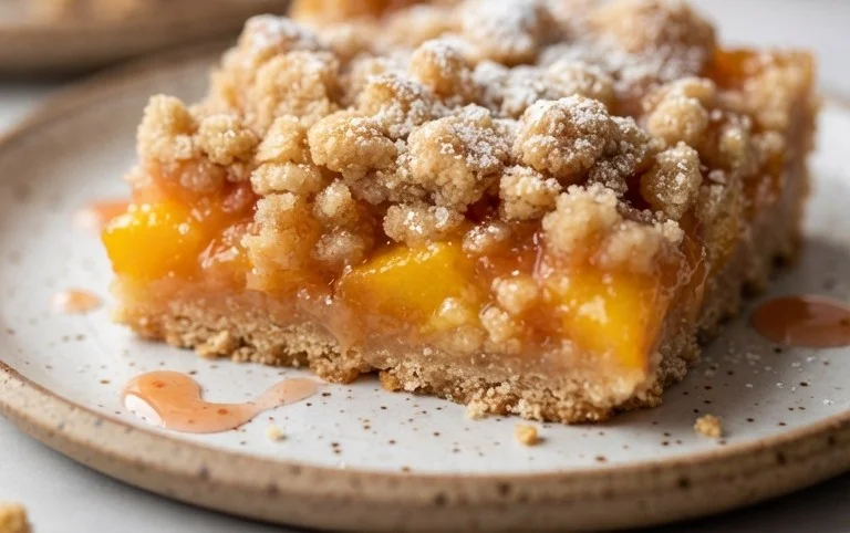 Fresh Peach Crum extractb Bars