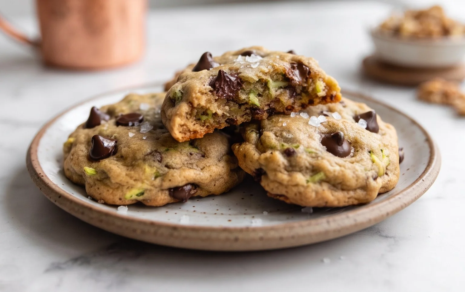 Zucchini Chocolate Chip Cookies