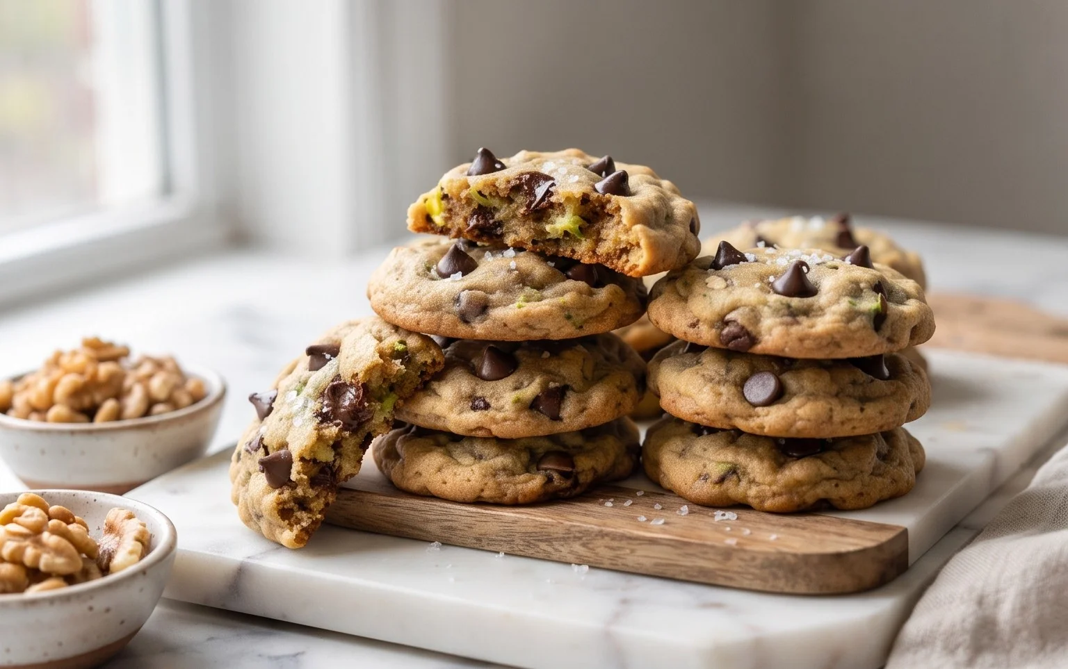 Zucchini Chocolate Chip Cookies