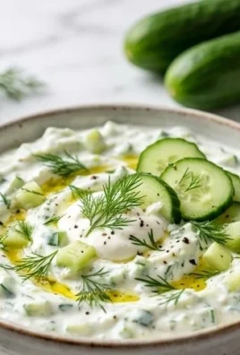 Cucumber Dip with Sour Cream and Dill