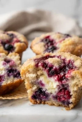 Berry Cream Cheese Muffins