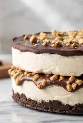 Buster Bar Ice Cream Cake