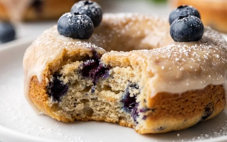 Blueberry Cake Donuts