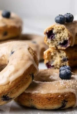 Blueberry Cake Donuts