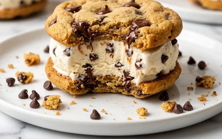 Cookie Ice Cream Sandwiches (Like a Chipwich!)