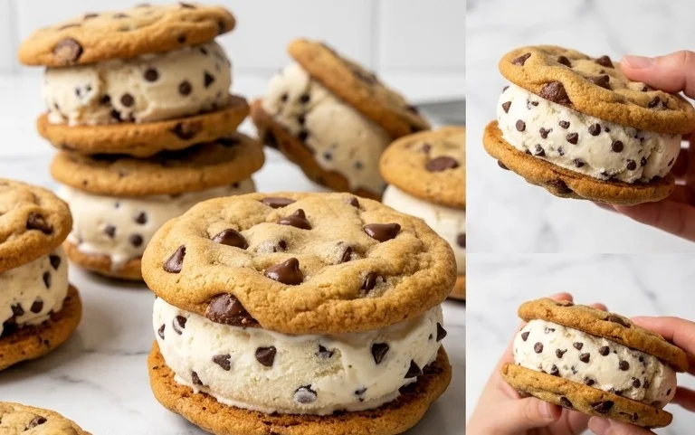 Cookie Ice Cream Sandwiches (Like a Chipwich!)