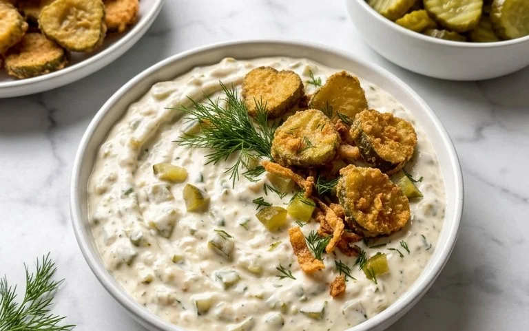 Easy Fried Pickle Dip (Dairy-Free Option)