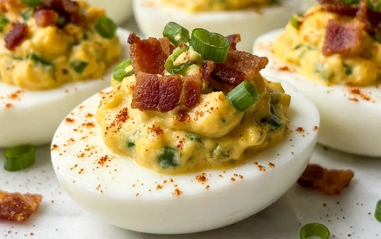 Jalapeno Popper Deviled Eggs