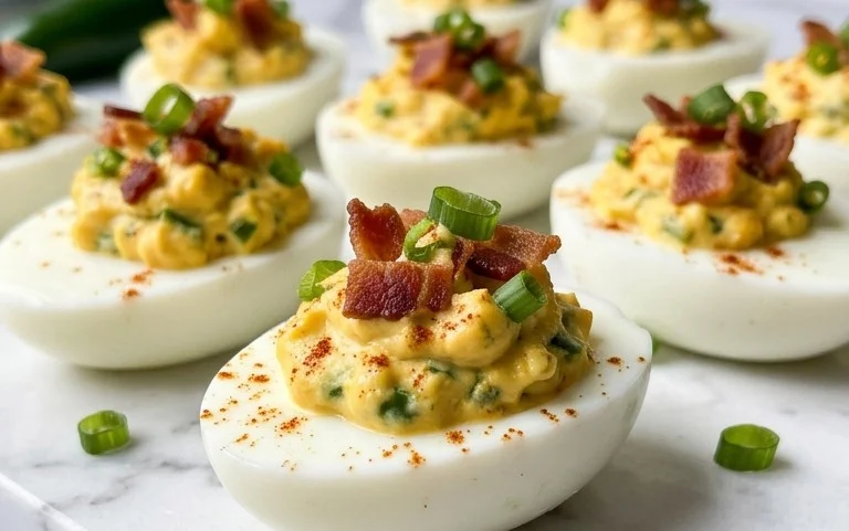 Jalapeno Popper Deviled Eggs