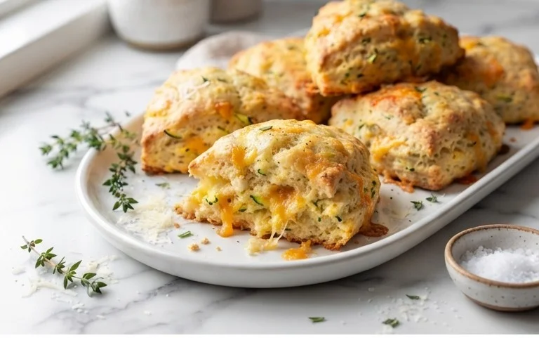 Zucchini Cheddar Scones