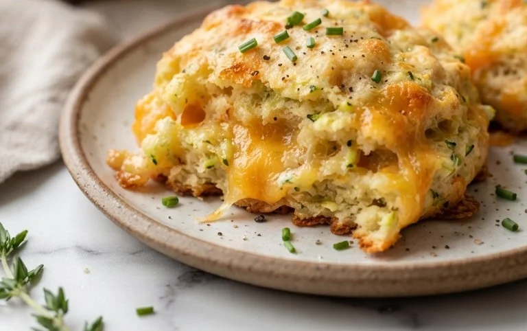 Zucchini Cheddar Biscuits
