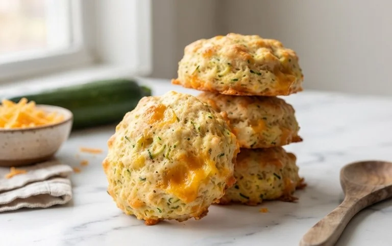 Zucchini Cheddar Biscuits
