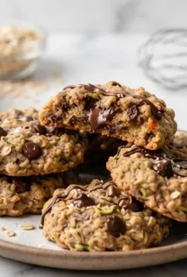 Homemade Zucchini-Oat Chocolate Chip Cookies
