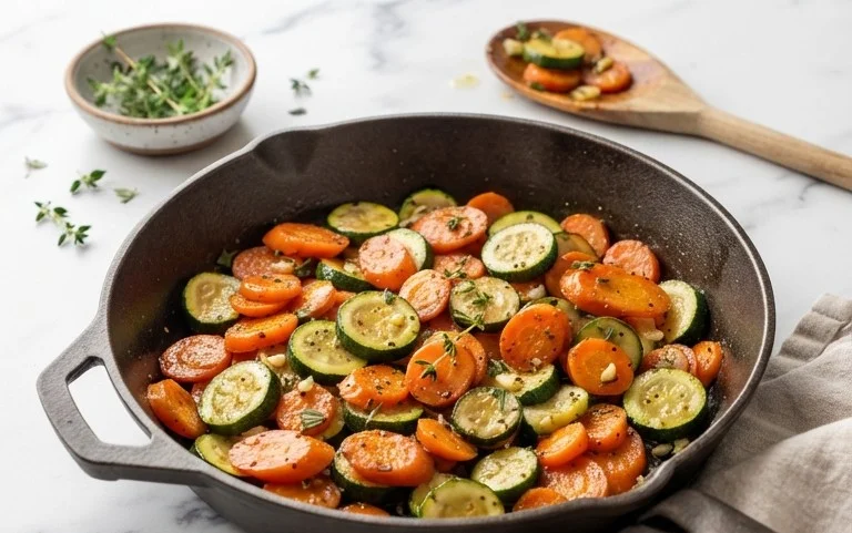 Sautéed Carrots And Zucchini Recipe