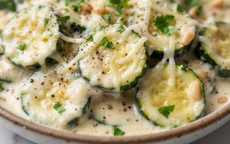 Creamy Parmesan Zucchini