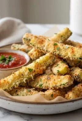 Baked Parmesan Zucchini Fries