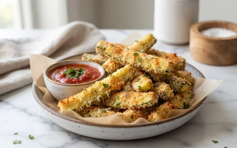 Baked Parmesan Zucchini Fries